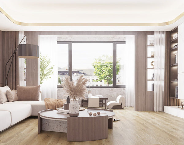 DYAR New Mountain flooring in a furnished room