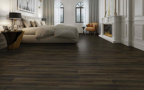 Homelike AR flooring in a furnished room