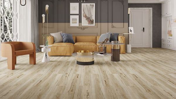 Homelike CC flooring in a furnished room