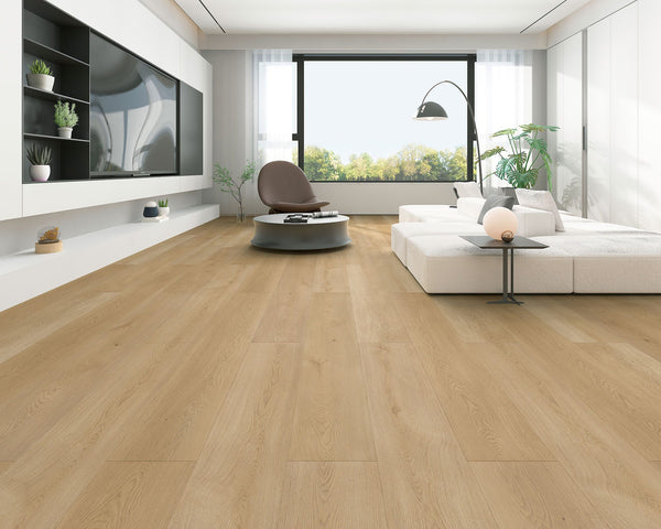 Homelike Premium SHIELD4MAX flooring in a furnished room