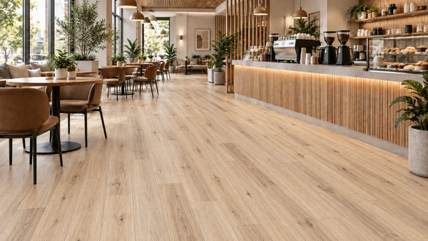 Lexi Adhere flooring in a furnished room