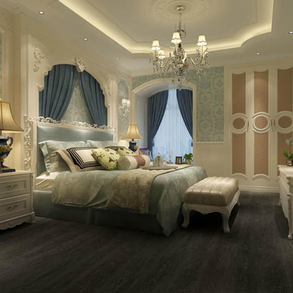 Blackstone Oak Premium Collection wood-look WPC by GreenTouch, room scene