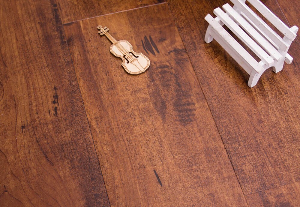 Coffee Maple Premium Collection wood-look WPC by GreenTouch, close-up