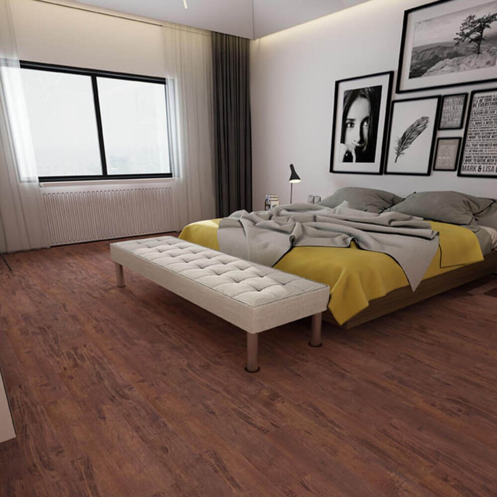 Coffee Maple Premium Collection wood-look WPC by GreenTouch, room scene