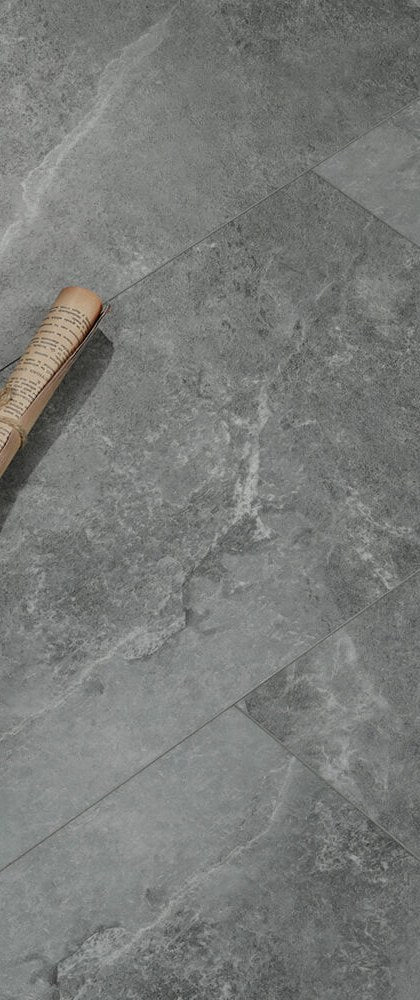 Slate Grey Mountain Prime Tile by GreenTouch, close-up