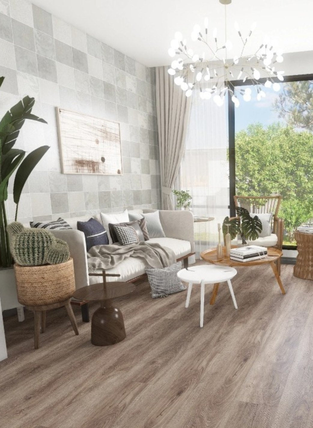 Voyager – DYAR NASA wood-look SPC, room scene