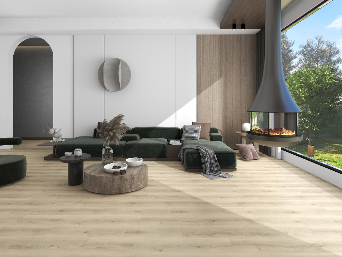 Amelia Oak – DYAR New Mountain wood-look SPC, room scene