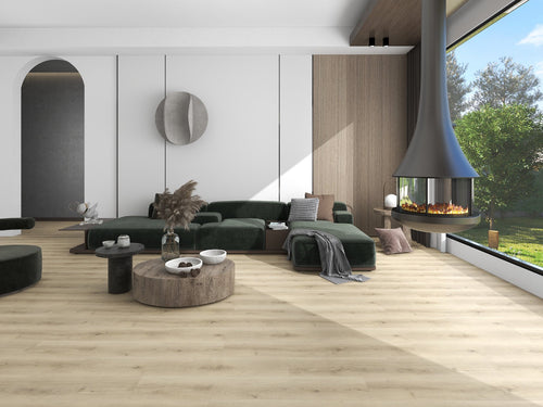 Amelia Oak – DYAR New Mountain wood-look SPC, room scene