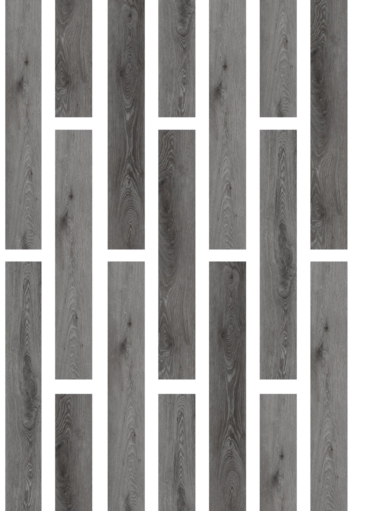 Ash – DYAR Orlando wood-look SPC, plank layout