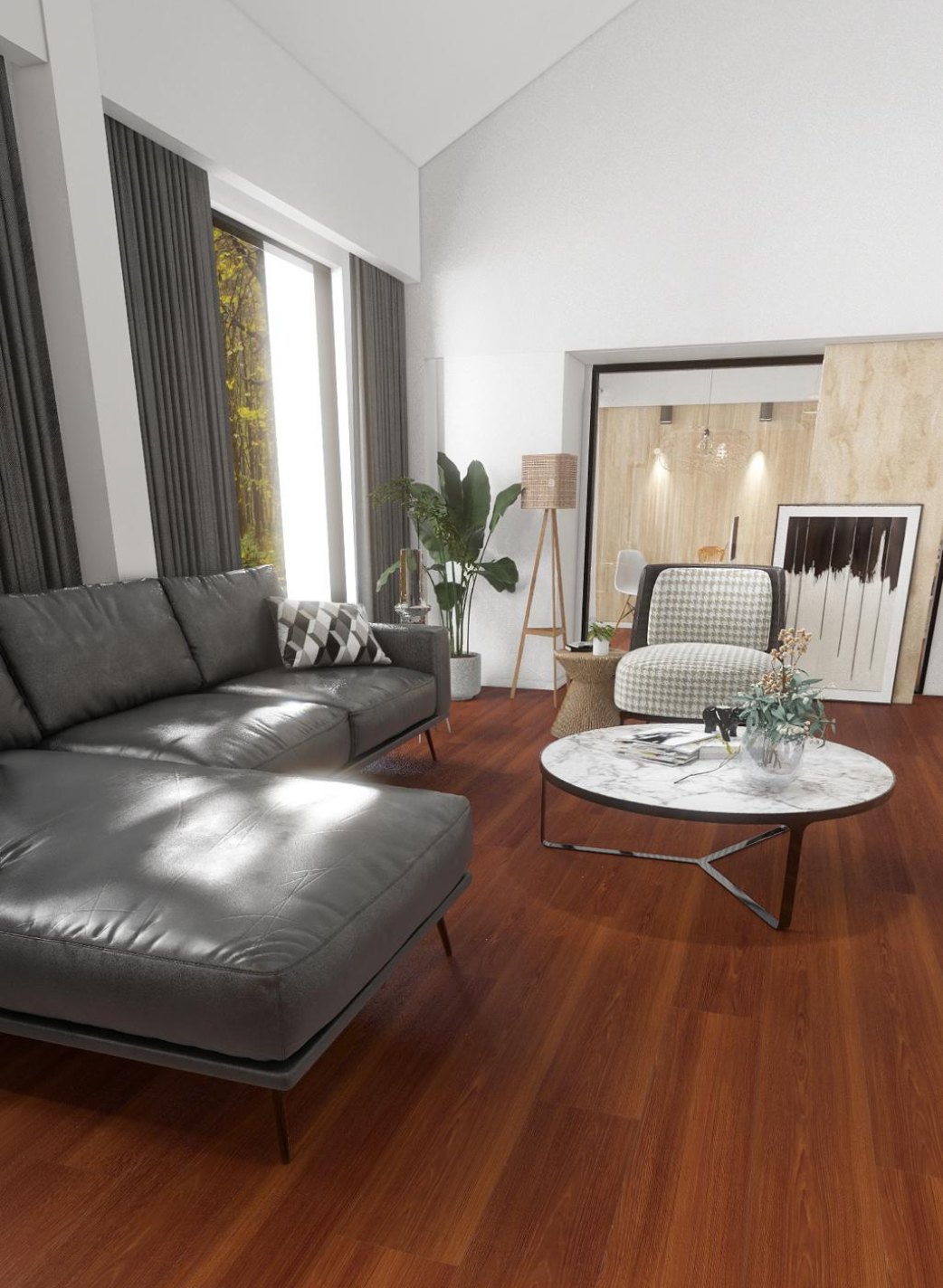 Moon – DYAR Planet wood-look SPC, room scene