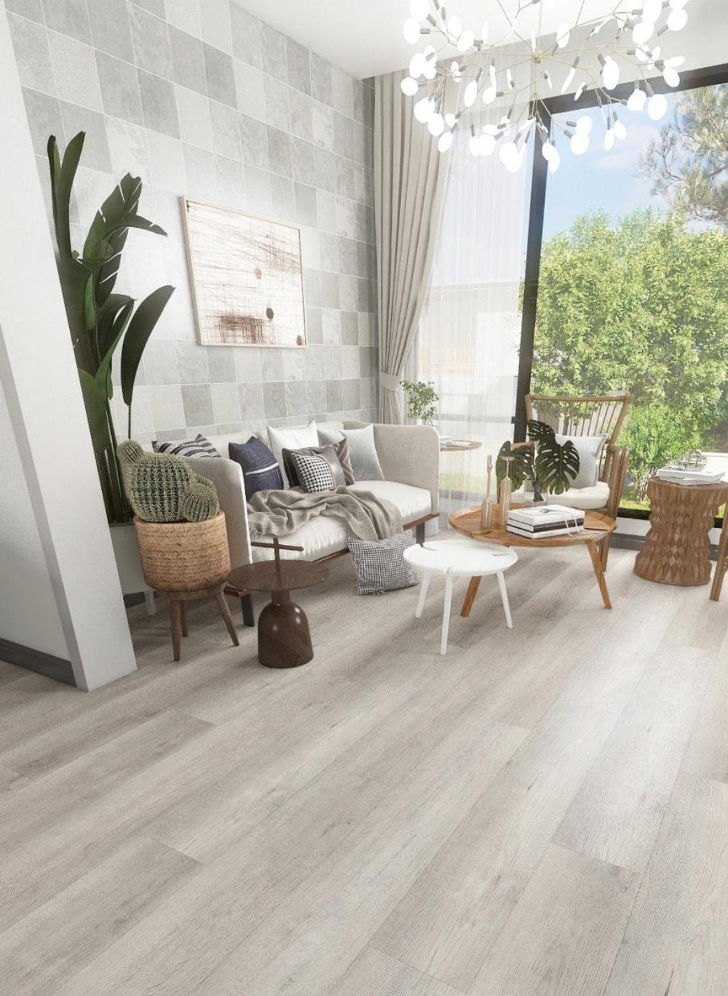 Pluto – DYAR Planet wood-look SPC, room scene