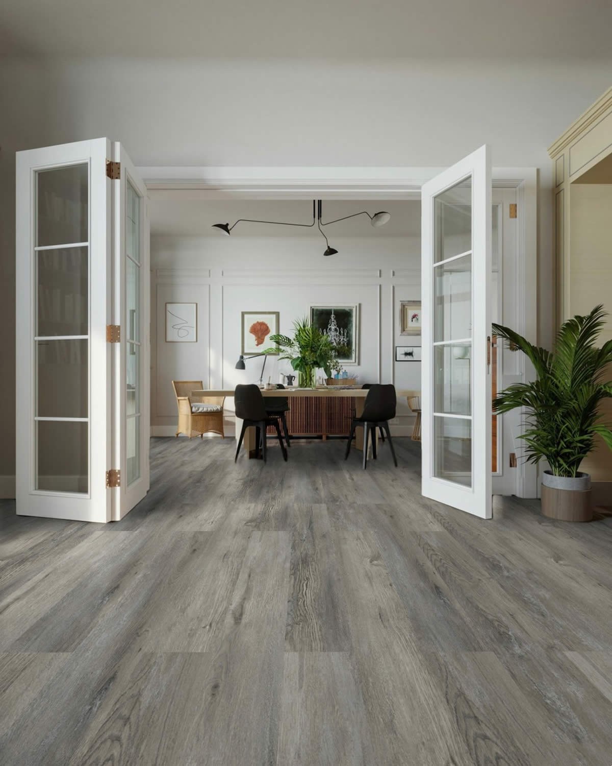 Placid Cabin AA wood-look SPC by Homelike, room scene