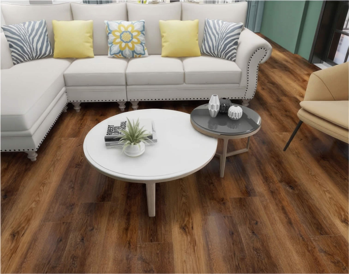 Berkley Oak AR wood-look SPC by Homelike, room scene