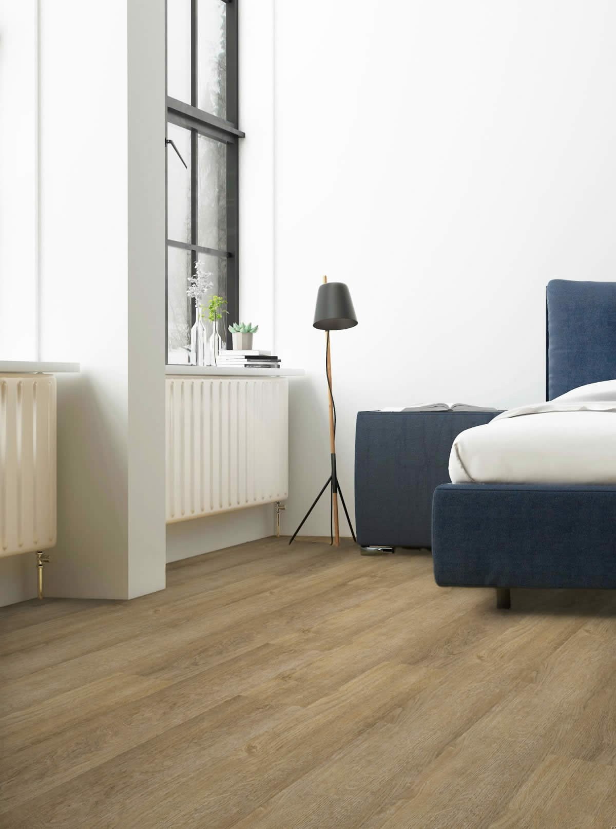 Cambridge AR wood-look SPC by Homelike, room scene