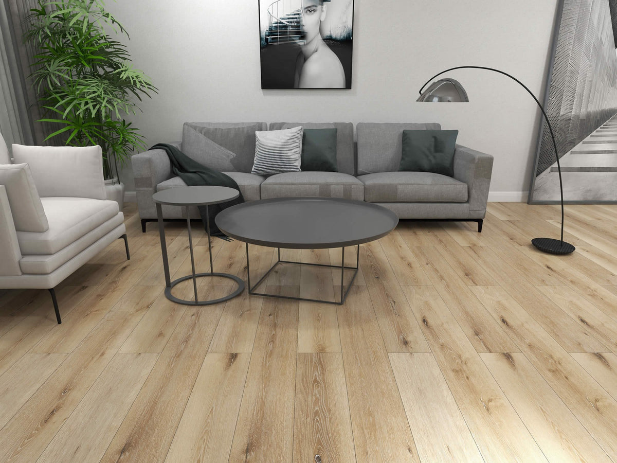 Cherry Point Lite AR wood-look SPC by Homelike, room scene