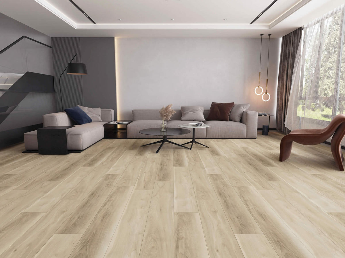 Kaneohe Bay Lite AR wood-look SPC by Homelike, room scene