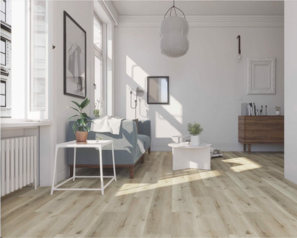 Lighthouse Bay AR wood-look SPC by Homelike, room scene