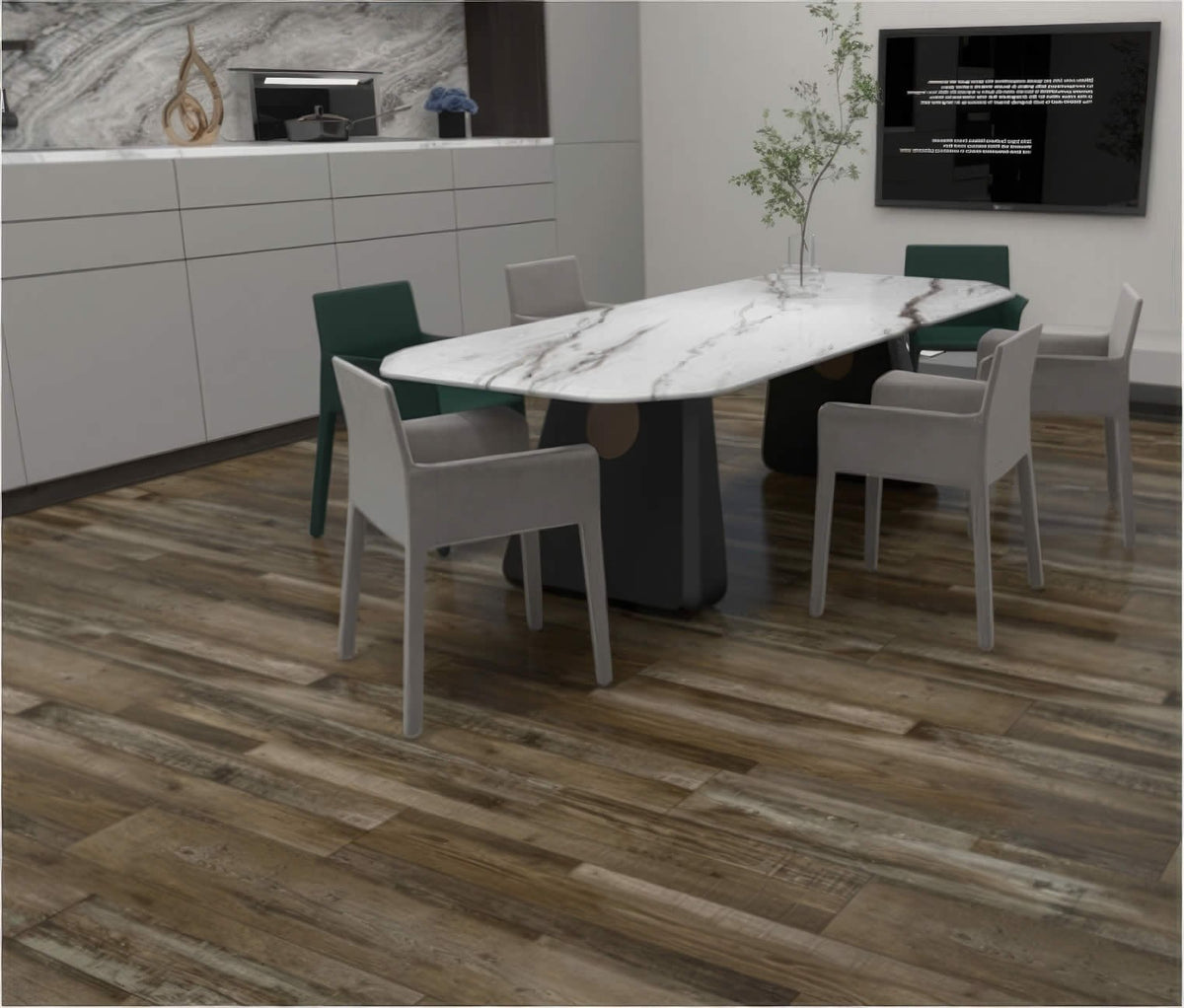 Petrified Forest Lite AR wood-look SPC by Homelike, room scene