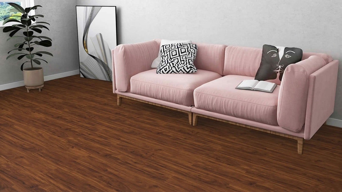 Redwood Forest AR wood-look SPC by Homelike, room scene