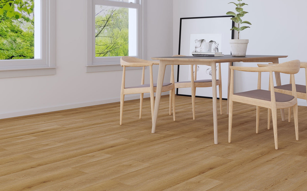 Winery Oak Premium SHIELD4MAX wood-look SPC by Homelike, room scene