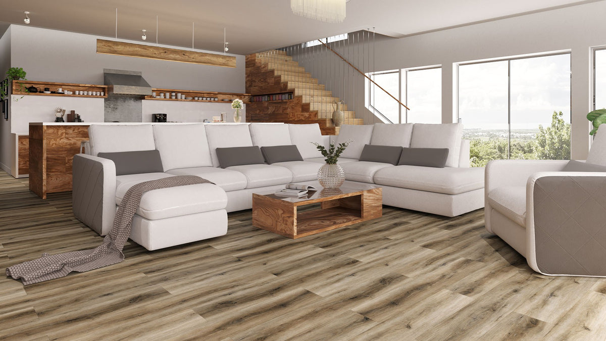 Lake House Pro Max wood-look SPC by Homelike, room scene