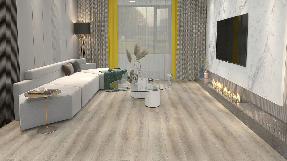 Dream Lake Pro Wood wood-look SPC by Homelike, room scene