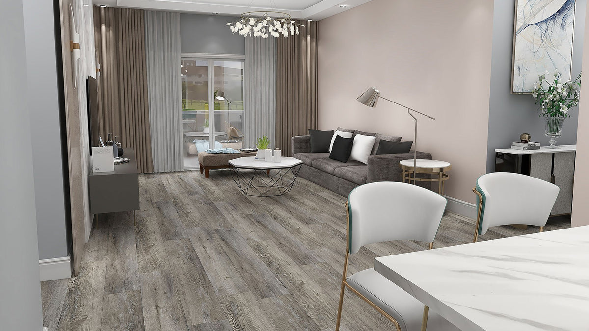 North Haven Pro Wood wood-look SPC by Homelike, room scene