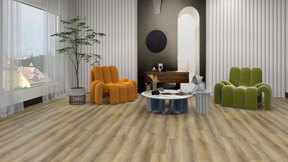 Pikes Peak Pro Wood wood-look SPC by Homelike, room scene