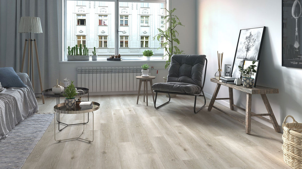 Pleasant Hill Pro Wood wood-look SPC by Homelike, room scene