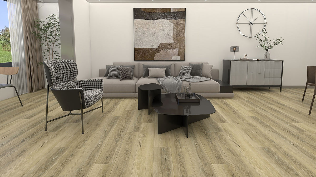 Westchester SC wood-look SPC by Homelike, room scene