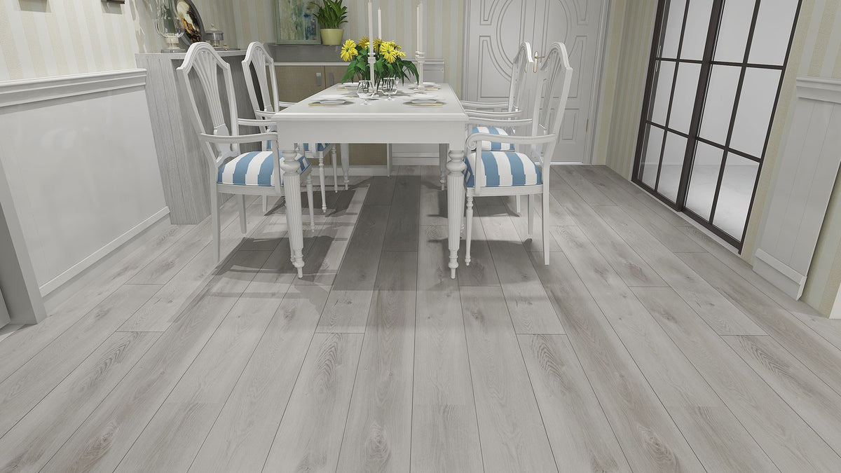 Lake Lanier Select USA wood-look SPC by Homelike, room scene