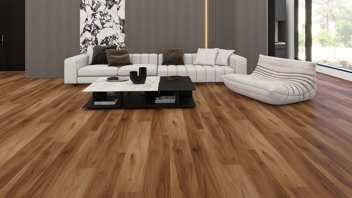 Cheyenne WG wood-look WPC by Homelike, room scene