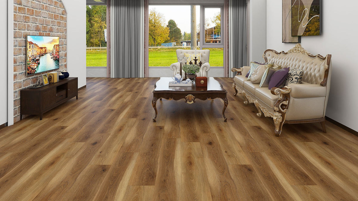 Wyndmere WG wood-look WPC by Homelike, room scene