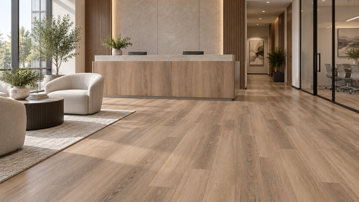 Vars Oak Adhere glue-down wood-look by Lexi