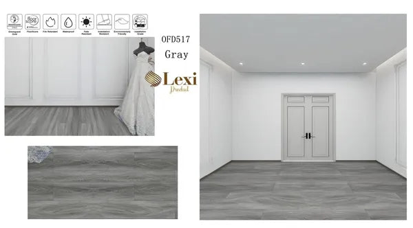 Gray Ocean View wood-look SPC by Lexi