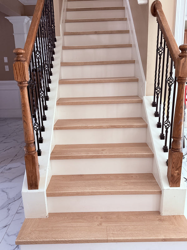 Wood-look LVP stairs, Alpharetta