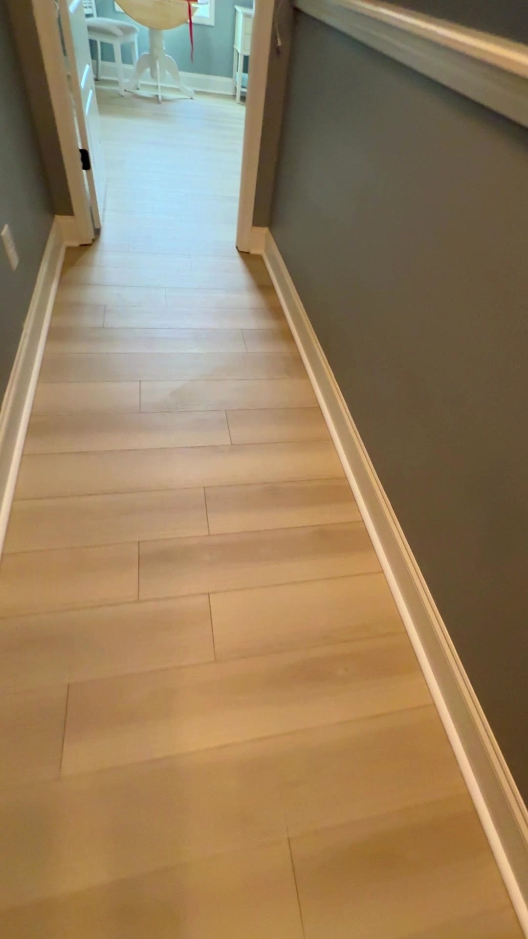 Wood-look LVP hallway floor, Commerce GA