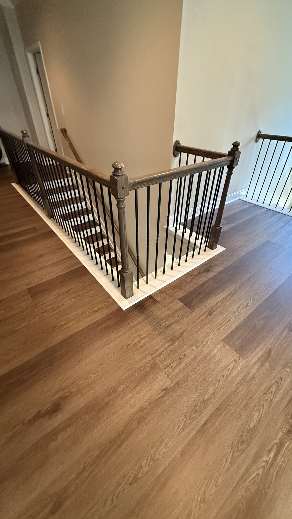 Wood-look LVP floors and stairs, Dacula