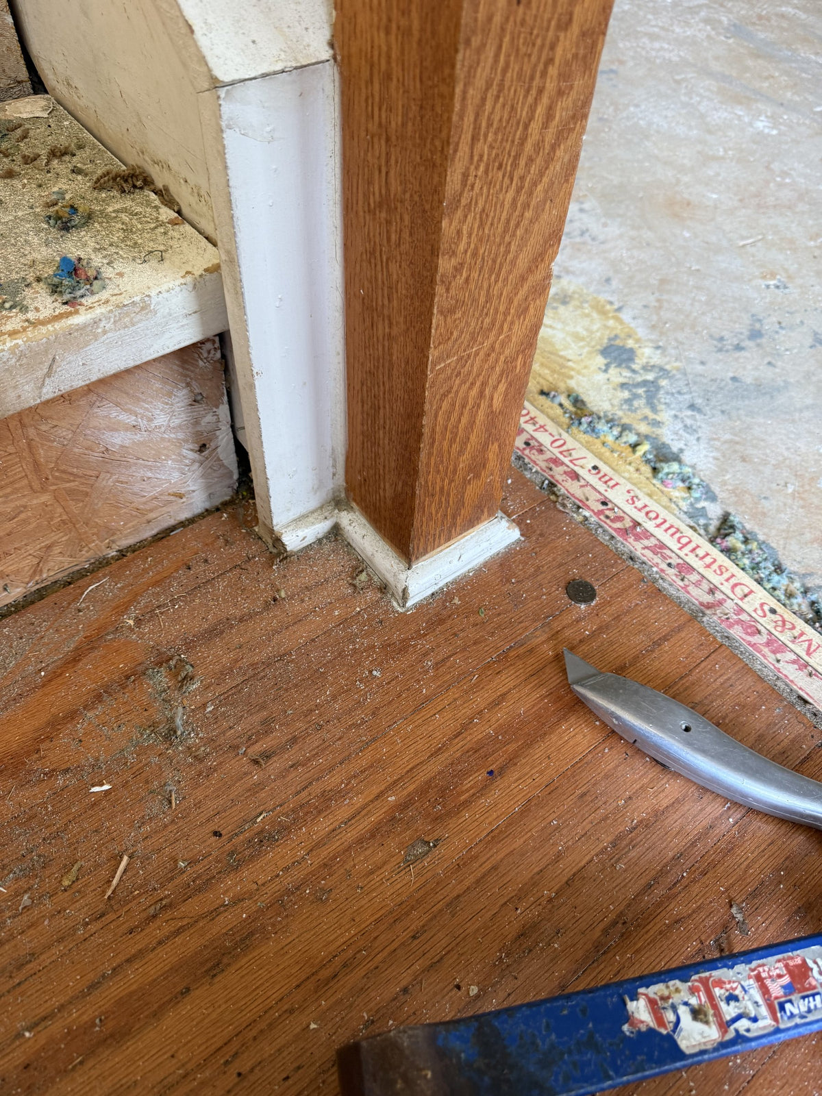Floors and stairs project in Decatur, before photo 1