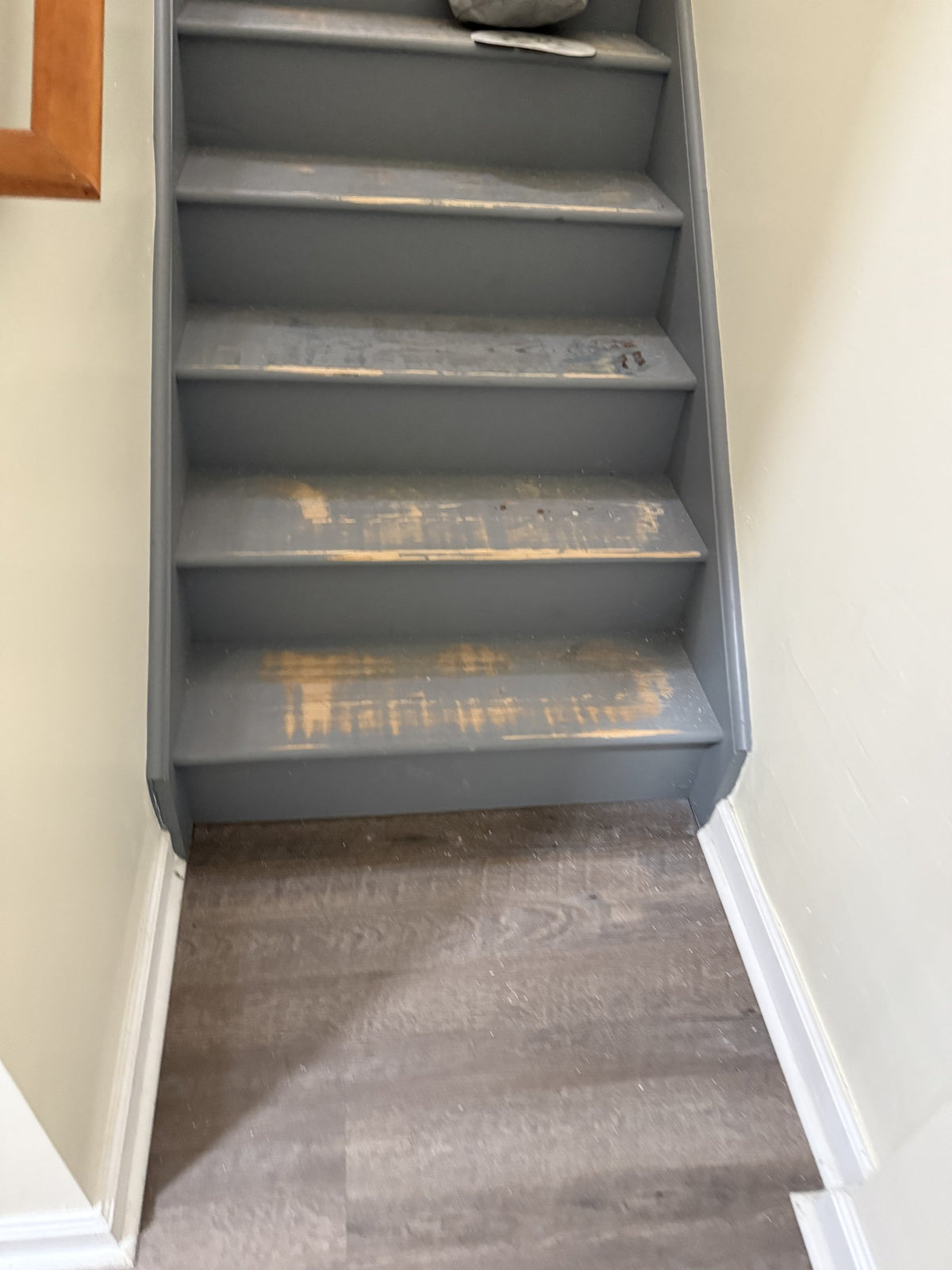 Stairs project in Grayson, before photo 1