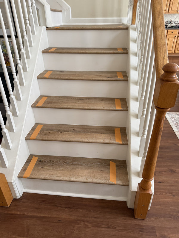 Wood-look LVP stairs, Kennesaw