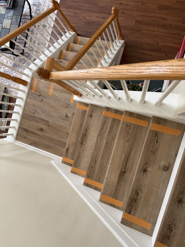Wood-look LVP stairs, Kennesaw