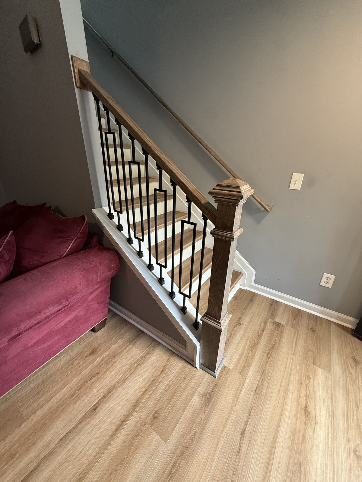 Floors and stairs project in Lawrenceville, after photo 2