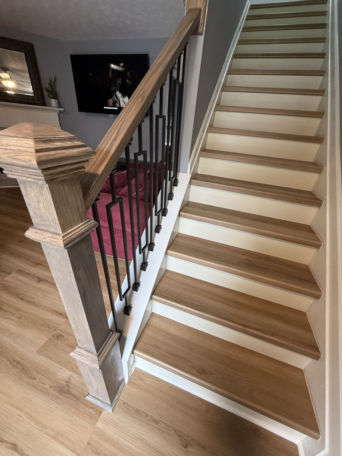 Floors and stairs project in Lawrenceville, after photo 4
