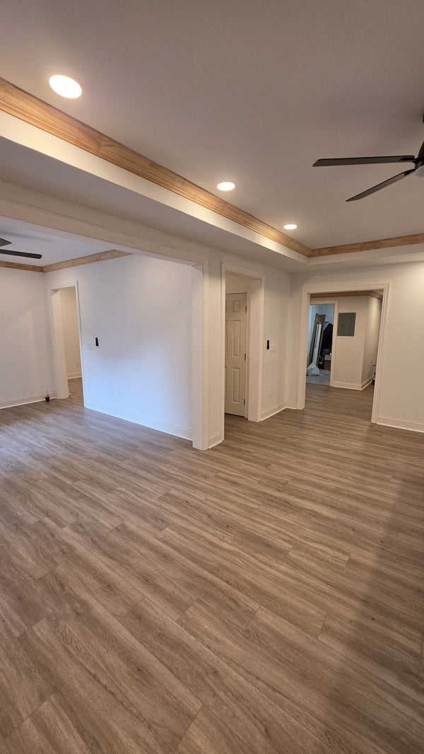 Wood-look LVP floors and stairs, Lawrenceville