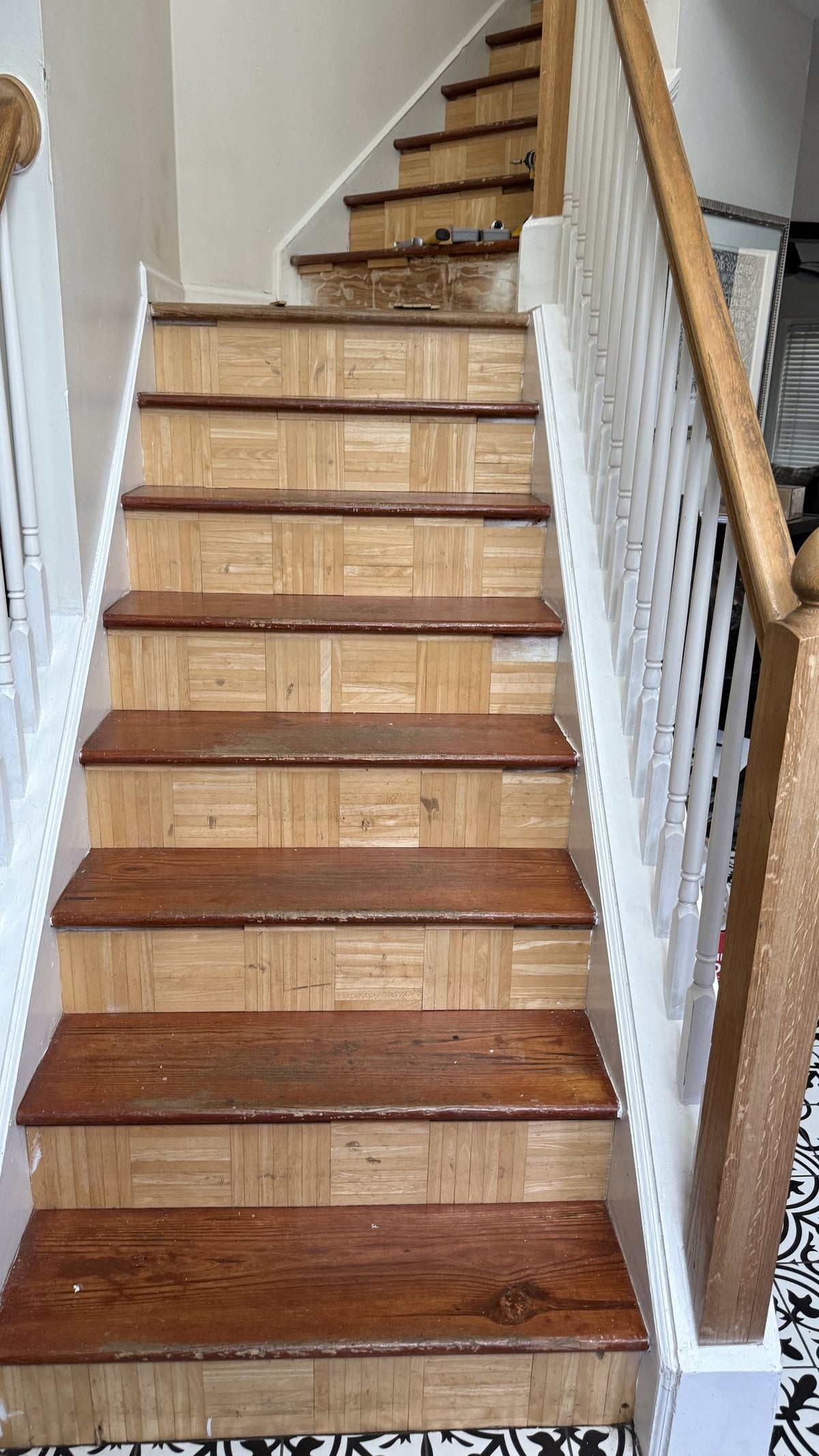 Stairs project in Lawrenceville, before photo 2