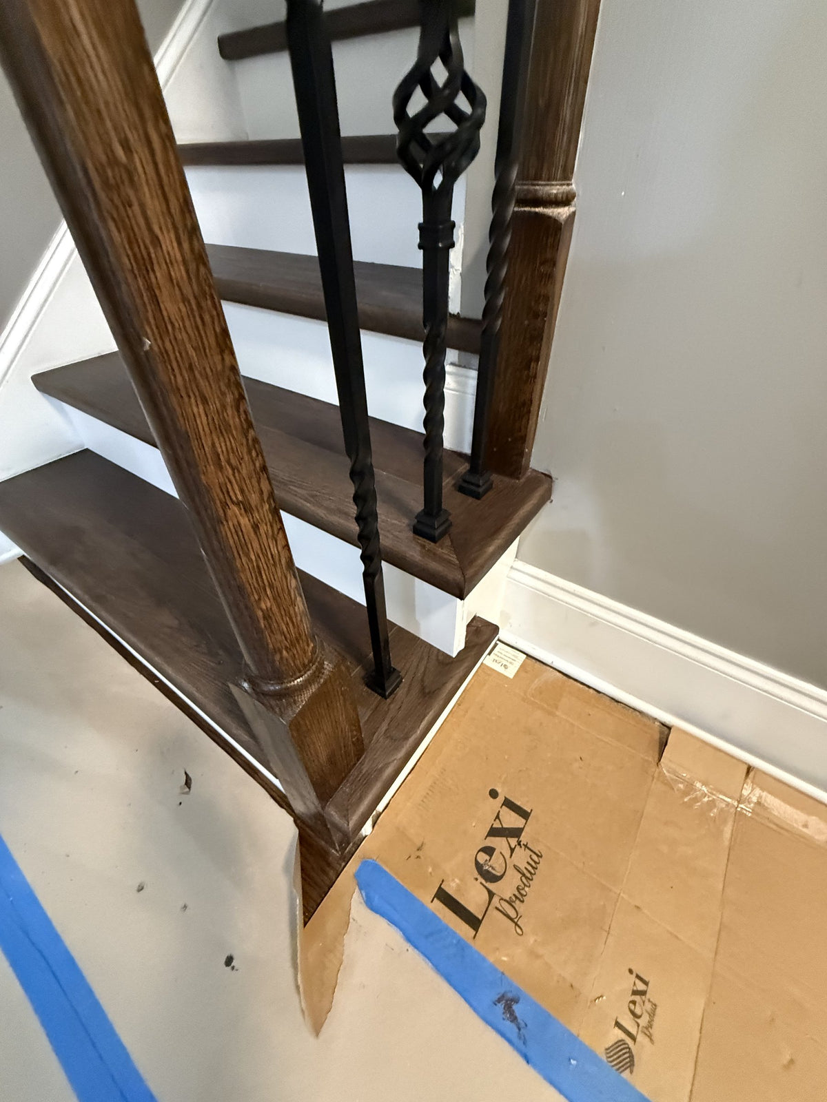 Stairs project in Loganville, before photo 3