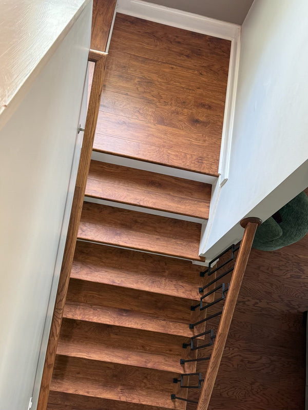 Wood-look LVP stairs, Mableton