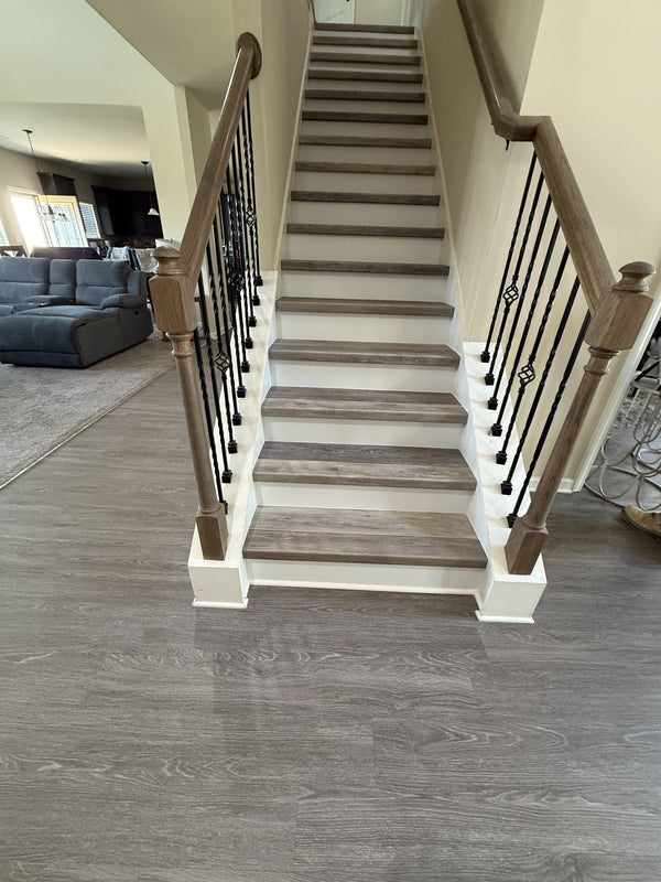 Wood-look LVP floors and stairs, McDonough