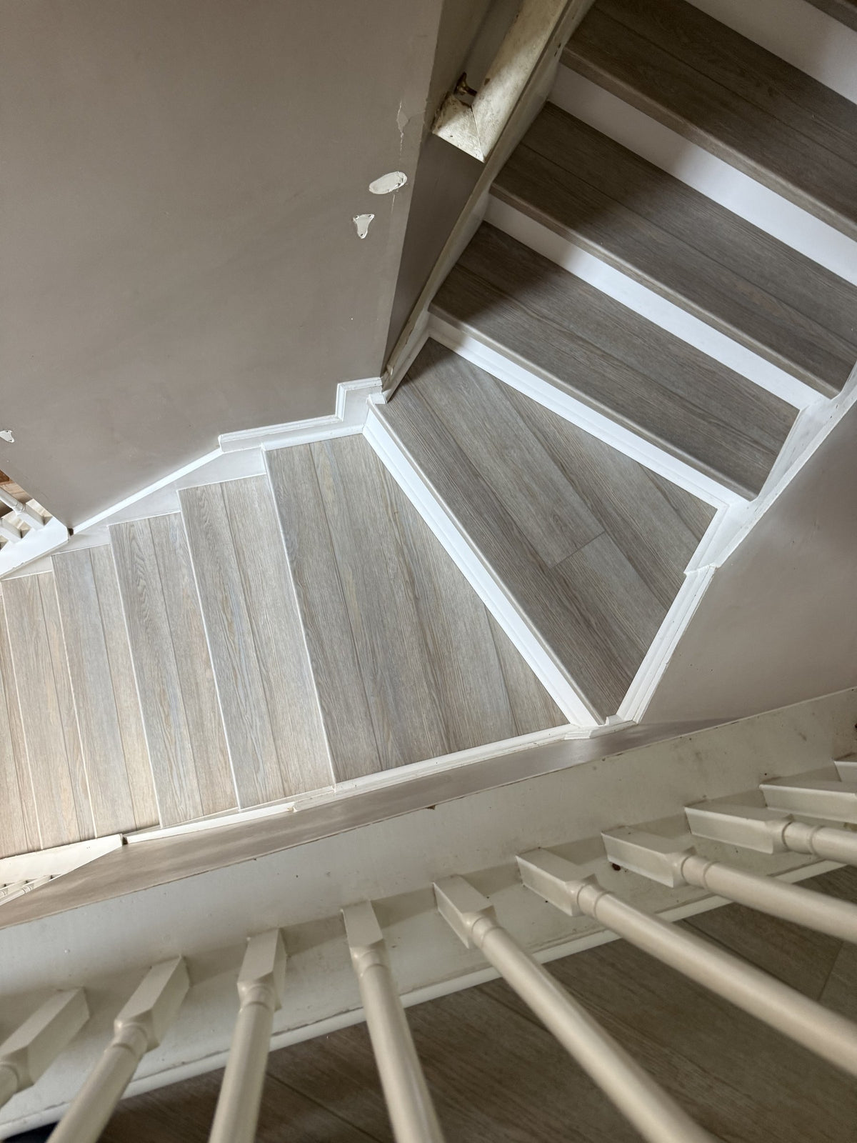 Wood-look LVP floors and stairs, Stone Mountain